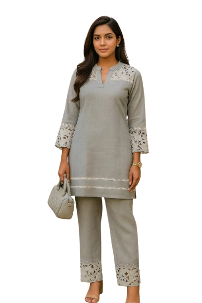 Exquisite Cotton & Linen Mix Co-ord Sets