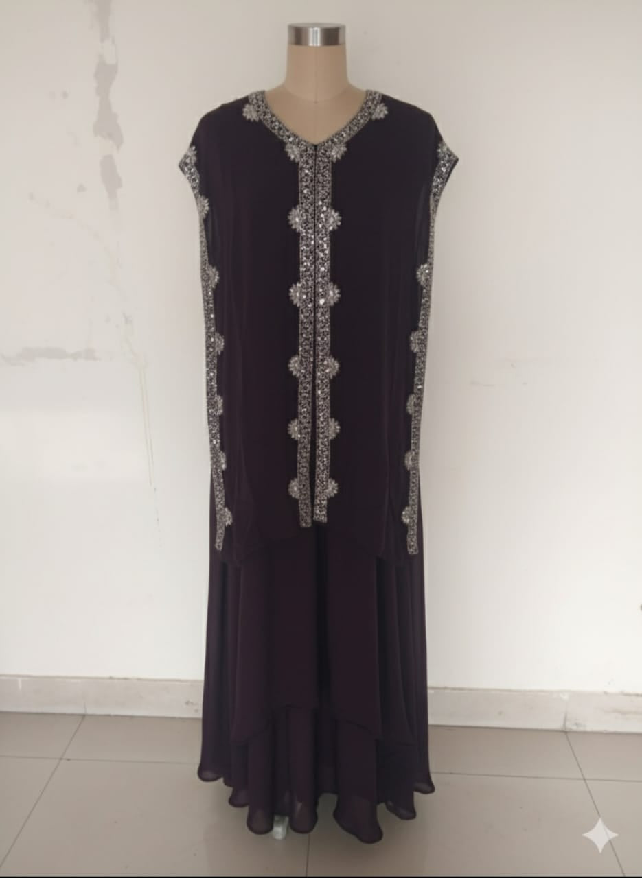 Noir Celestia Layered Co-ord