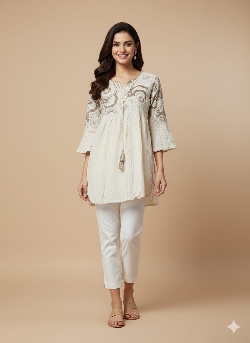 Sand Dune Bloom Kurti