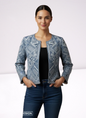 Indigo Paisley Tapestry Cropped Jacket 💙