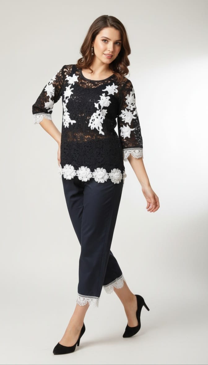 Noir Bloom Co-ord Set