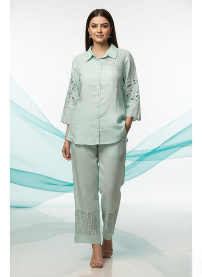 Whisper Mint Heritage Co-ord Set