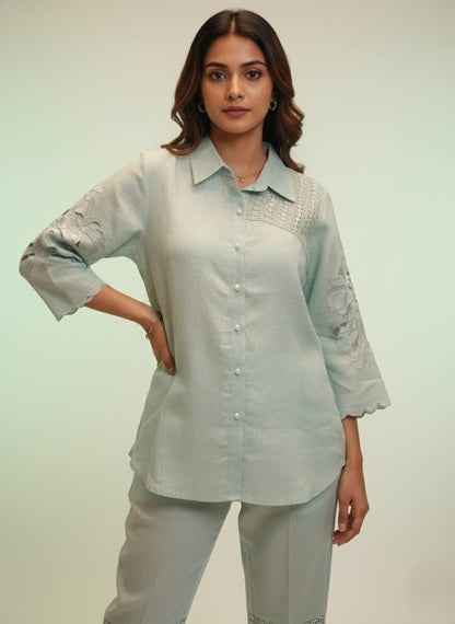 Whisper Mint Heritage Co-ord Set