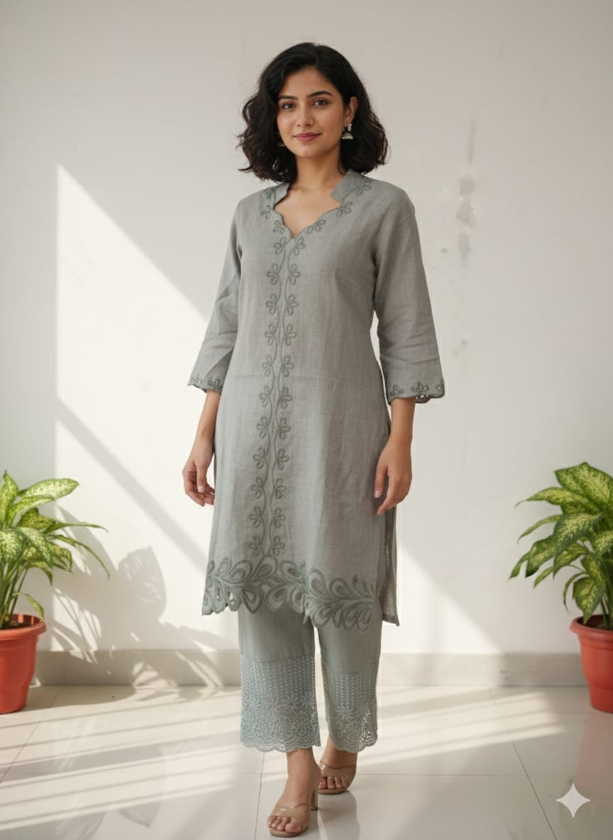 Serenity Bloom Kurta Set