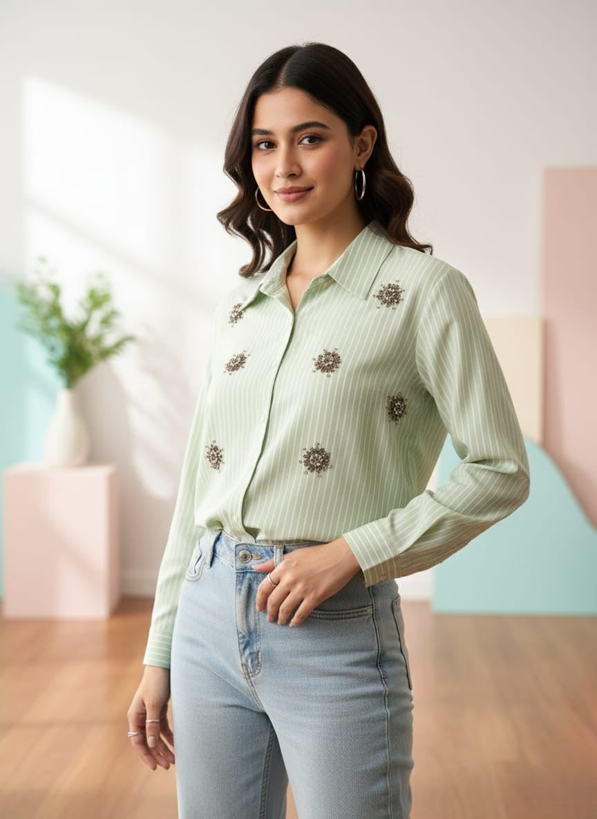 Pastel Grace Ornament Shirt