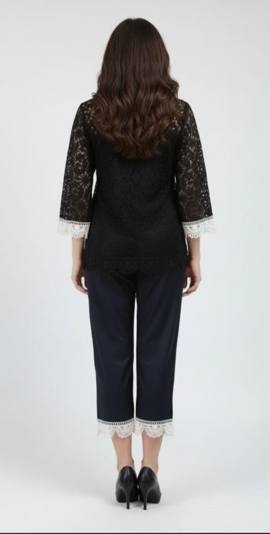 Noir Bloom Co-ord Set