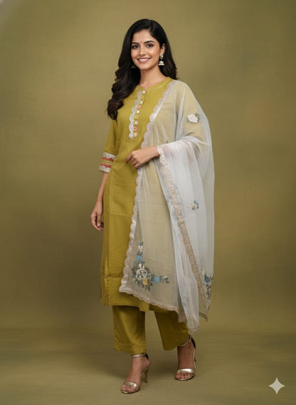 Elara Olive Bloom Set