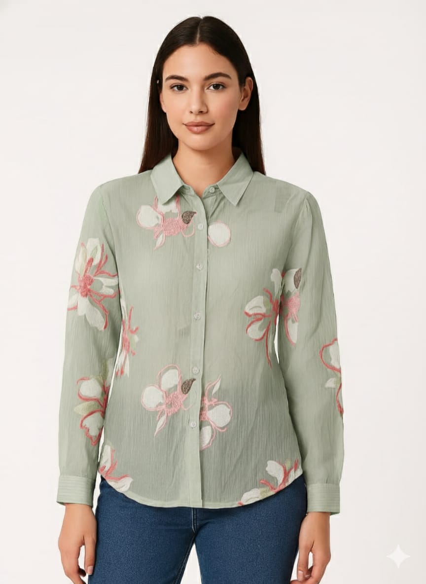 Olive Whisper Shirt