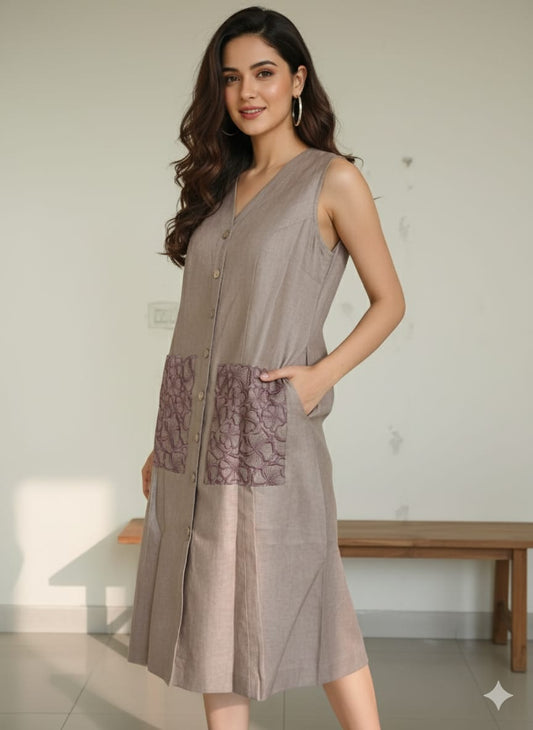 Linenweave Vest Sheath