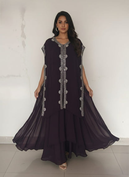 Noir Celestia Layered Co-ord