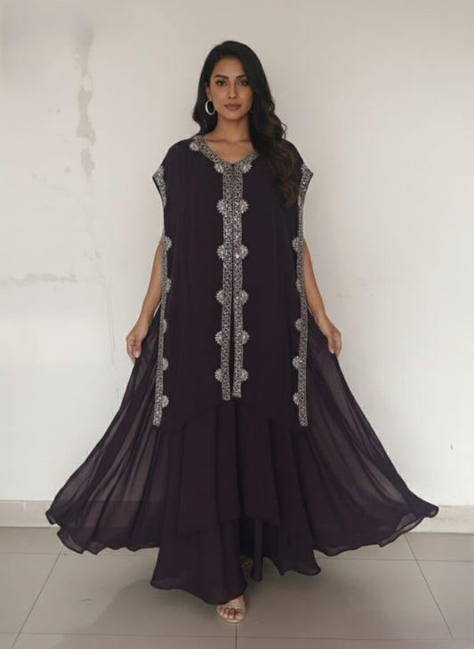 Noir Celestia Layered Co-ord