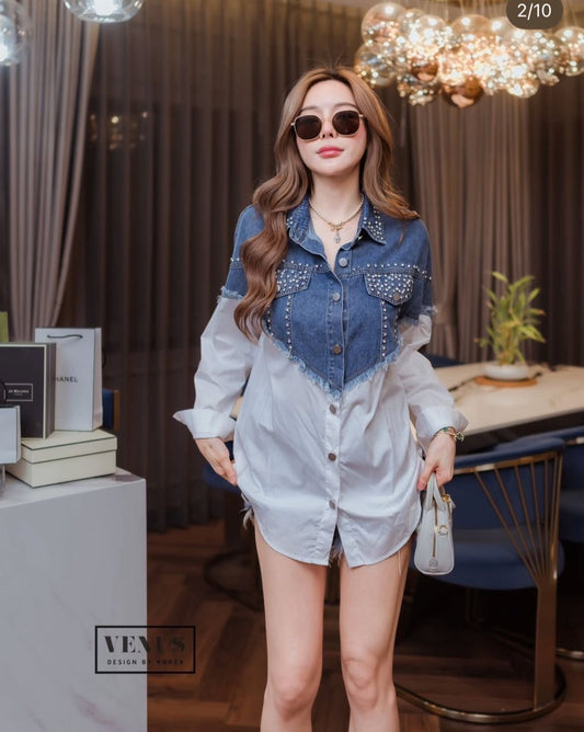 DENIM PATCH SHIRT